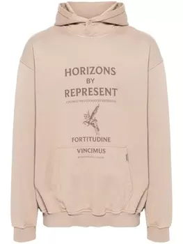 Represent худи с логотипом, нейтральный цвет