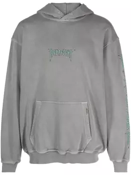 Represent худи с логотипом, серый