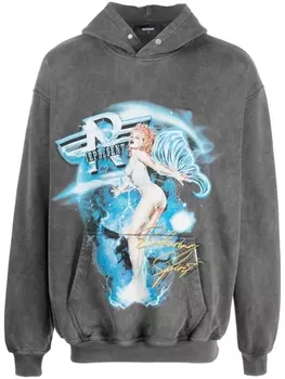 Represent худи с принтом, серый