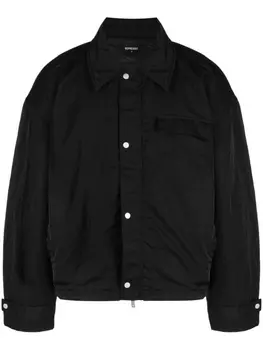 Represent куртка-рубашка с длинными рукавами, черный