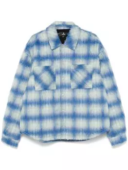 Represent куртка в клетку, синий