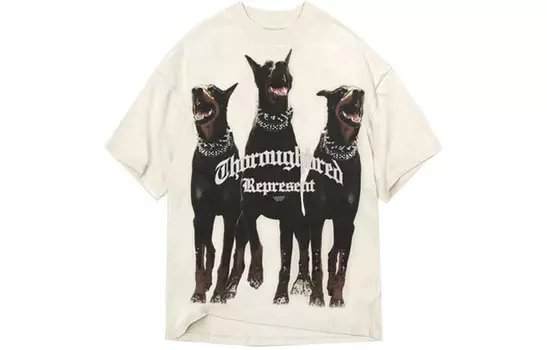 REPRESENT ПРЕДСТАВИТЬ Мужская футболка, От белого