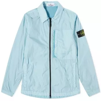 Репсовая рубашка на молнии Stone Island