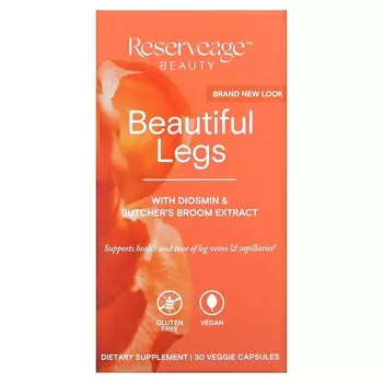 ReserveAge Nutrition Beautiful Legs with Diosmin & Resveratrol 30 Veggie Capsules