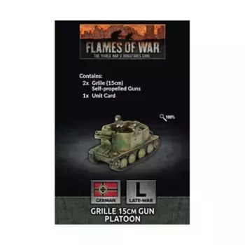 Решетка 15см орудийного взвода, Flames of War - WWII - German - Artillery, AA, AT & AFV's (4th Edition)