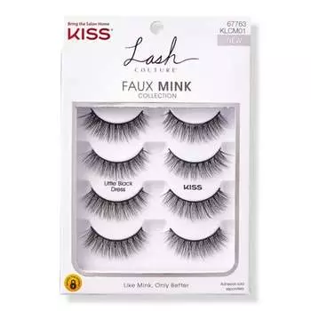 Реснички-полоски Little Black Dress, 4 шт. Kiss