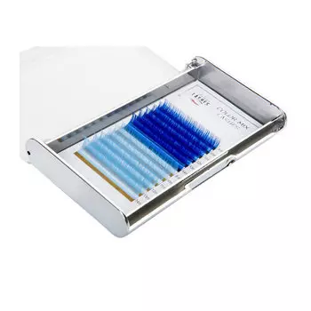 Ресницы Color Mix - Blue, 0.10, C Looksus Lashes