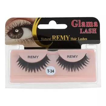 Ресницы для волос Glama Lash Natural Remy T34 фунта, Lb