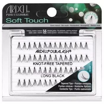 Ресницы Duralash Soft Touch Knot-Free, длинные, заостренные, черные Ardell