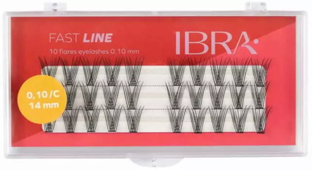 Ресницы Fast Line 14 мм Ibra