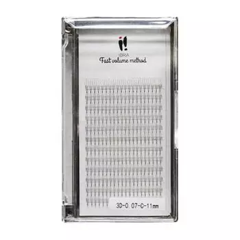 Ресницы Fast Volume 3D для объема 0,07 C-11mm Ibra Assorted