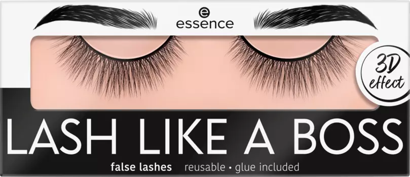 Ресницы искусственные Like A Boss 03 Unique (1 пара) 2 шт. essence