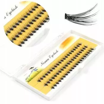 Ресницы Nesura Silk 8мм 20D, завиток С, 60 шт., Tojato