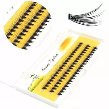 Ресницы Nesura Silk 9мм 20D, завиток С, 60 шт, Tojato