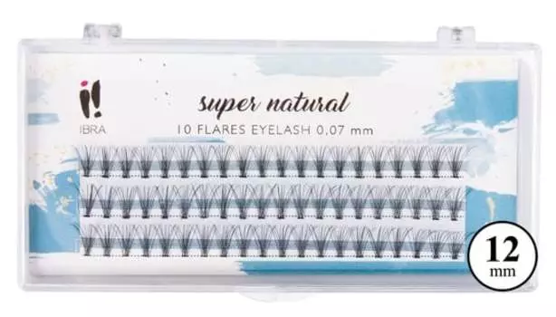 Ресницы Super Natural 0,07 С 12 мм Ibra