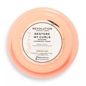 Restore My Curls Восстанавливающая ночная маска 220 мл, Makeup Revolution