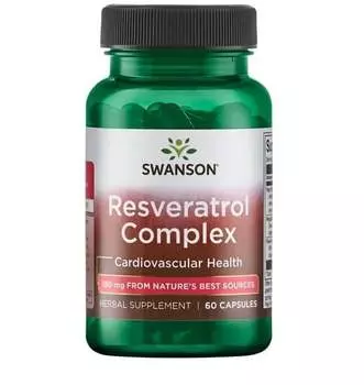 Ресвератол Комплекс 180 мг, 60 капсул - Swanson