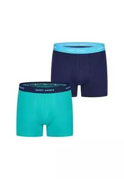 Ретро-Боксерская майка Happy Shorts, синий