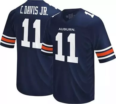 Retro Brand Мужская футболка Auburn Tigers Chris Davis Jr. # 11 Navy 2013, реплика футбольного джерси