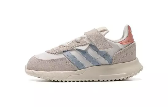 Ретро-кроссовки F2 для малышей Adidas Originals, белый/коричневый
