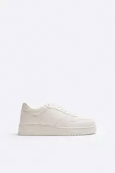 Ретро кроссовки ZARA, костно-белый