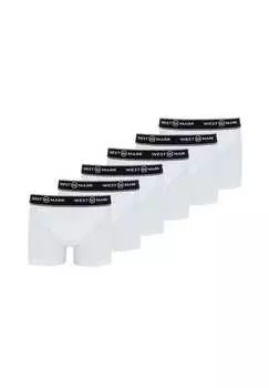 Ретро шорты/брюки 6 шт. в упаковке атлас Westmark London, белый