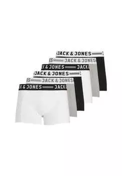 Ретро шорты / брюки 6 шт. в упаковке Jack & Jones, серый