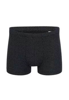 Ретро Шорты / Брюки Хлопок На каждый день Органический хлопок SCHIESSER, черный