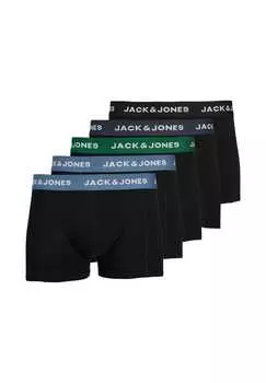 Ретро шорты/брюки упаковка из 5 шт. однотонные Jack & Jones, мультиколор