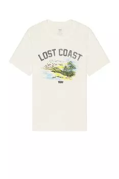 Ретро стандартная футболка Levi'S, цвет lost coast egret