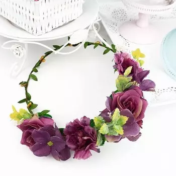 Ретро-венок - Розовый W48R Kemer