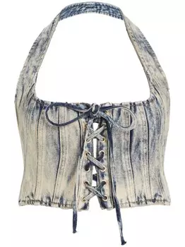 Retrofete джинсовый топ Bandit, синий