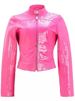 Retrofete кожаная куртка Brynn, розовый