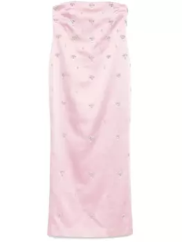 Retrofete платье макси с кристаллами, розовый