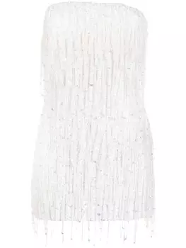 Retrofete платье мини Heather с пайетками, белый