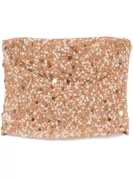 Retrofete топ Marlie без рукавов, коричневый