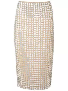 Retrofete юбка миди Brelan, серый