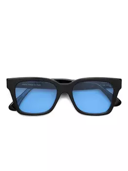 Retrosuperfuture America square-frame солнцезащитные очки, черный