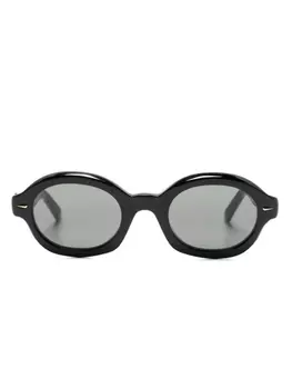 Retrosuperfuture Marzo round-frame sunglasses, черный