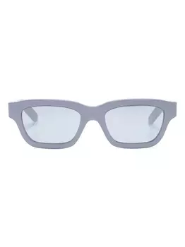 Retrosuperfuture солнцезащитные очки Milano из коллаборации с Aspesi, серебристый