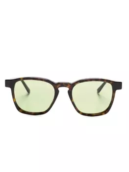 Retrosuperfuture солнцезащитные очки Unico в геометричной оправе, коричневый