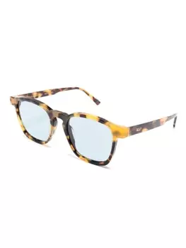 Retrosuperfuture солнцезащитные очки Unico в квадратной оправе, коричневый