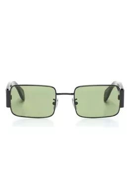 Retrosuperfuture солнцезащитные очки Z в прямоугольной оправе, зеленый