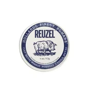 Reuzel Clay Matte матовая помада для волос средней фиксации, 113 г