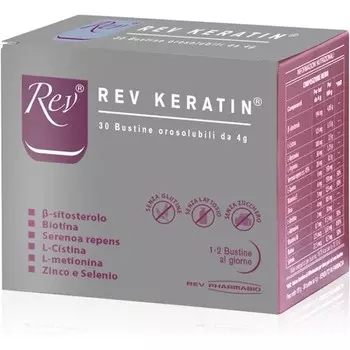 REV PHARMABIO REV КЕРАТИН 30 капсул Rev Pharmabio Srl