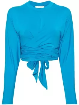 Rev укороченный топ с поясом, синий