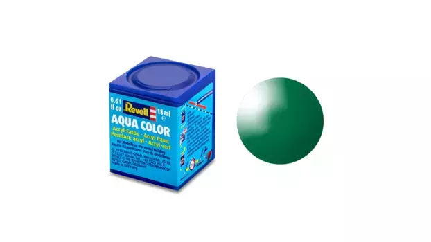 Revell Aqua Color Emerald Green, блестящий, 18мл