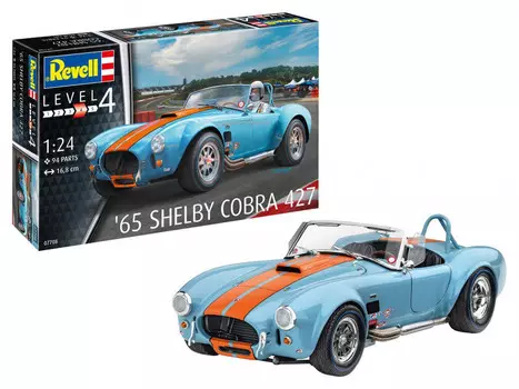 Revell, Автомобиль 65 shelby cobra 427 1/24, пластиковая модель