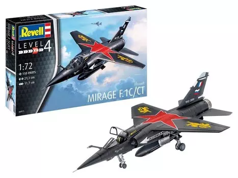 Revell, Dassault Mirage F-1 C/CT, Модельный комплект, 12+
