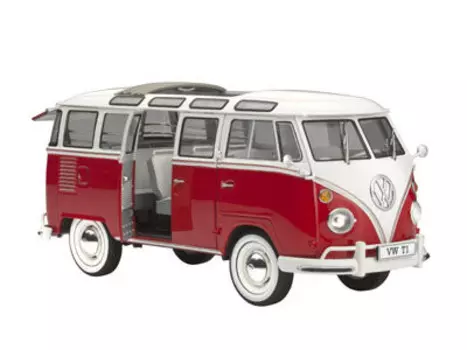 Revell, комплект модели автобуса VW T1 Samba Bus